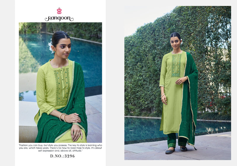 Rangoon Spirit Fancy Lining Silk Sequence Mirror Work Kurti