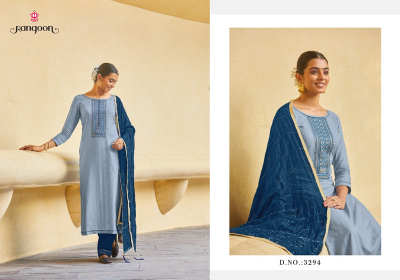 Rangoon Spirit Fancy Lining Silk Sequence Mirror Work Kurti