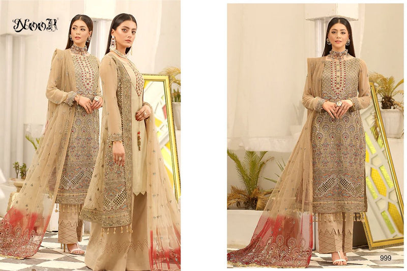 Noor Rangoon Vol 5 Georgette With Heavy Embroidery Work Stylish Designer Pakistani Salwar Kameez