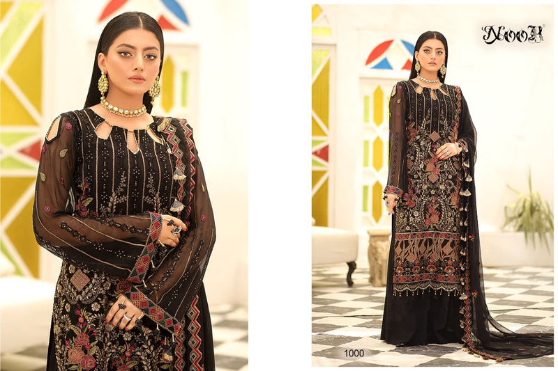 Noor Rangoon Vol 5 Georgette With Heavy Embroidery Work Stylish Designer Pakistani Salwar Kameez