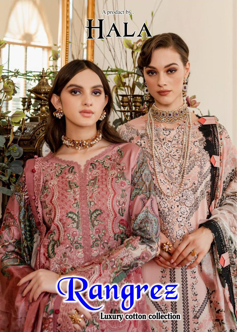 Hala Traders Rangrez Cotton Heavy Printed Designer Salwar Kameez