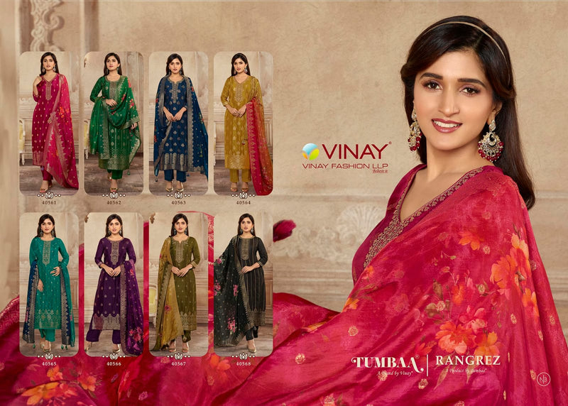 Vinay Fashion Rangrez Viscose With Heavy Embroidery Work Stylish Designer Casual Wear Fancy Salwar Suit