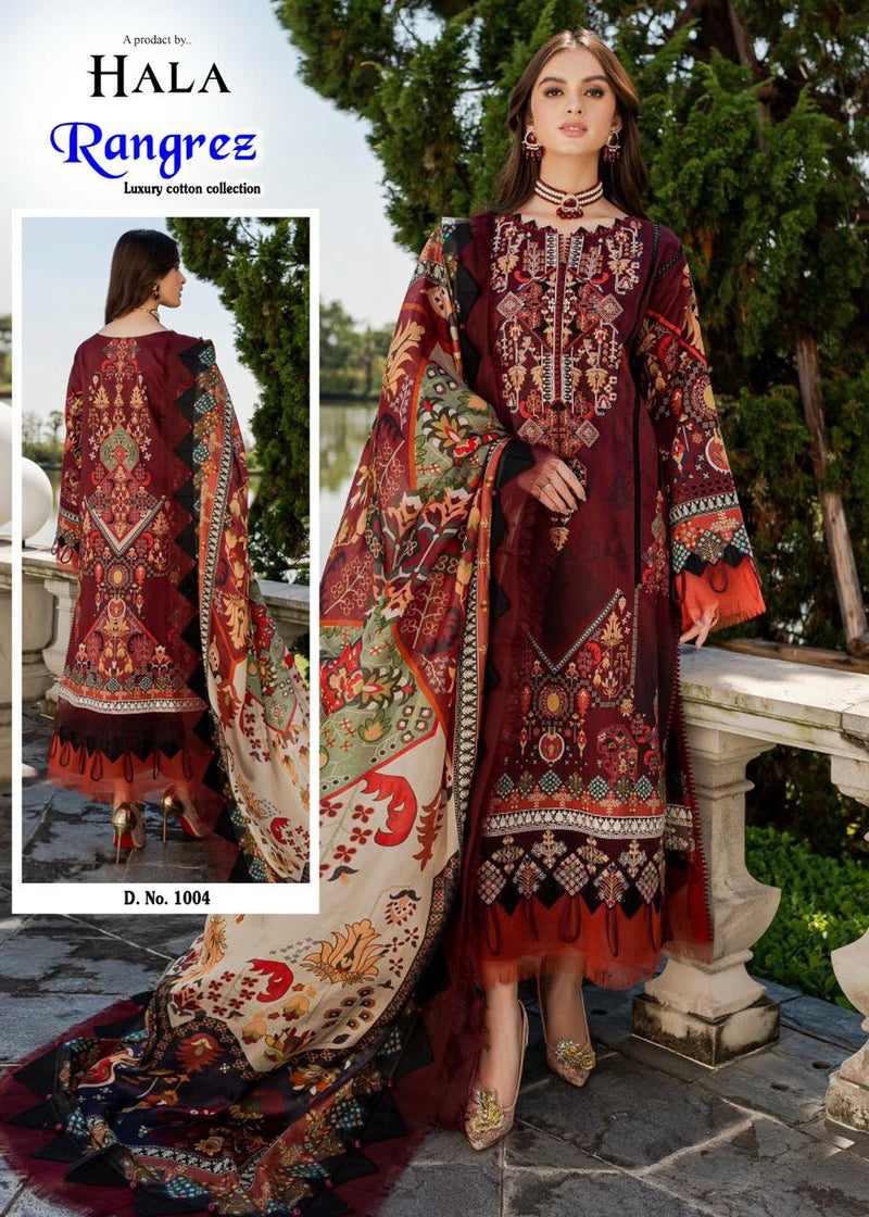 Hala Traders Rangrez Cotton Heavy Printed Designer Salwar Kameez