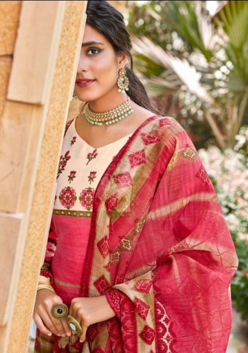 Siddhi Sagar Ras Malai Jam Cotton Digital Printed Party Wear Salwar Suits