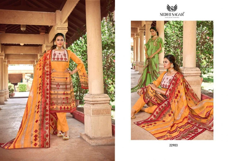 Siddhi Sagar Ras Malai Jam Cotton Digital Printed Party Wear Salwar Suits