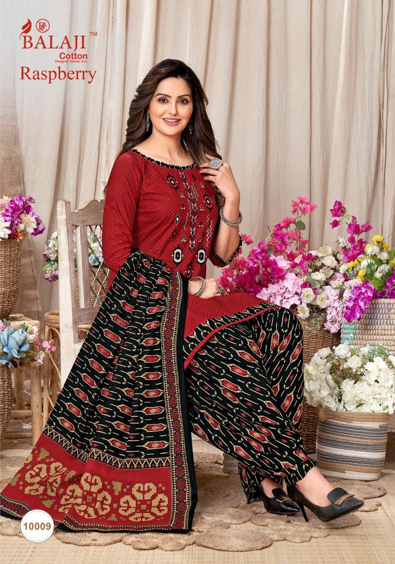 Balaji Raspberry Vol 10 Pure Cotton With Heavy Embroidery Work Stylish Designer Casual Wear Salwar Suit