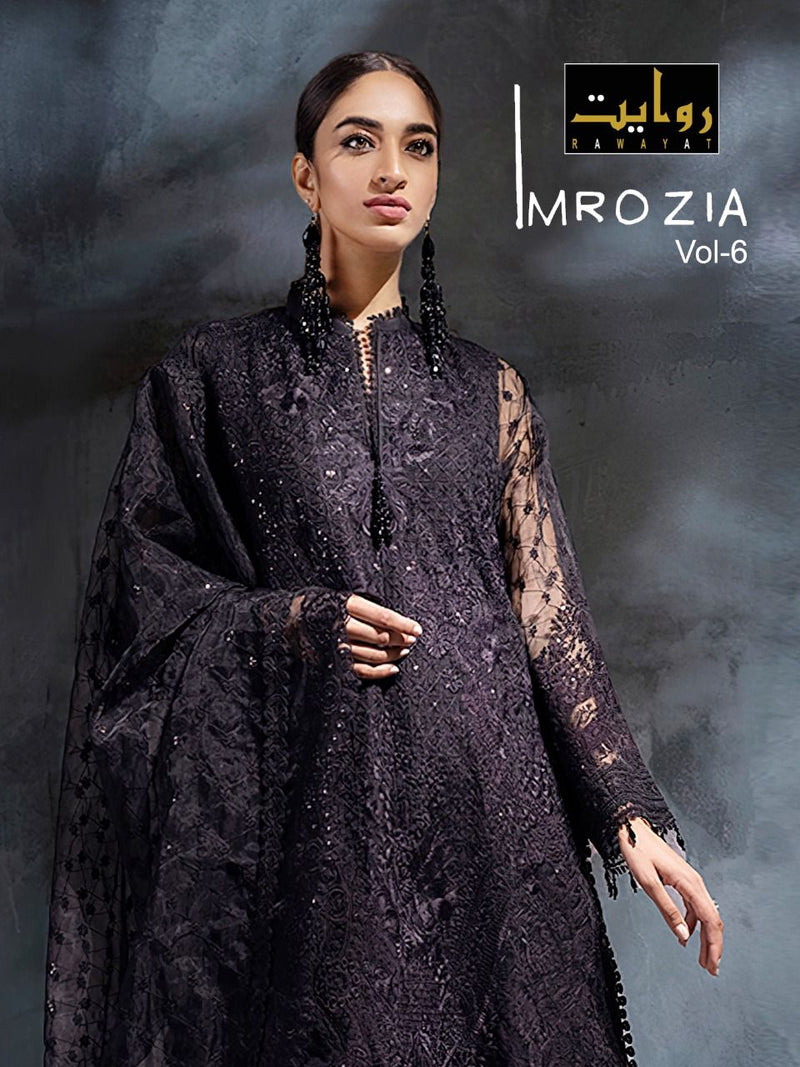 Rawayat Imrozia Vol 6 Fox Georgette Pakistani Style Party Wear Salwar Kameez