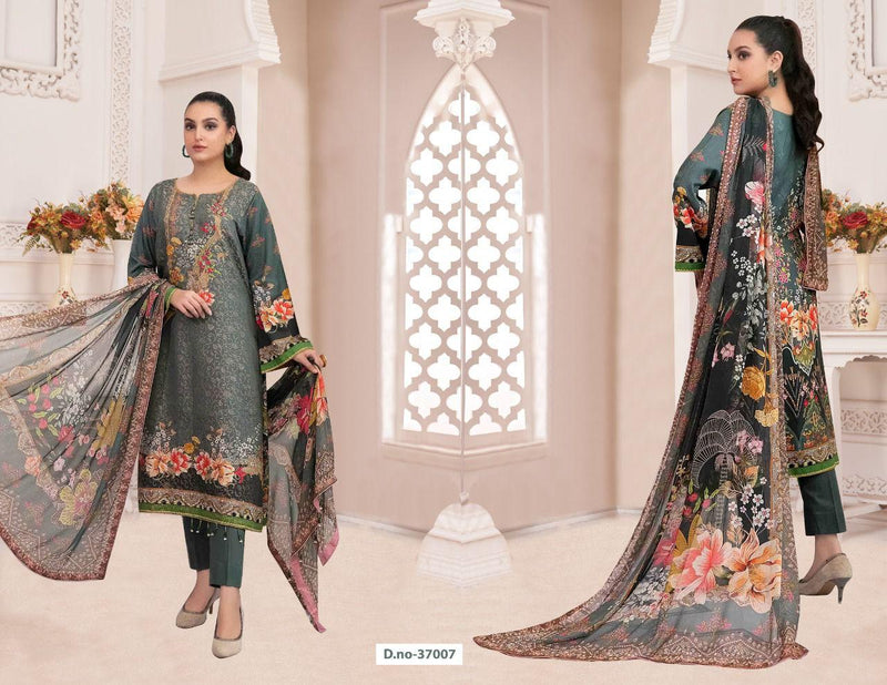 Apana Razia Sultan Vol 37 Pure Cotton With Heavy Printed Work Stylish Designer Pakistani Salwar Kameez