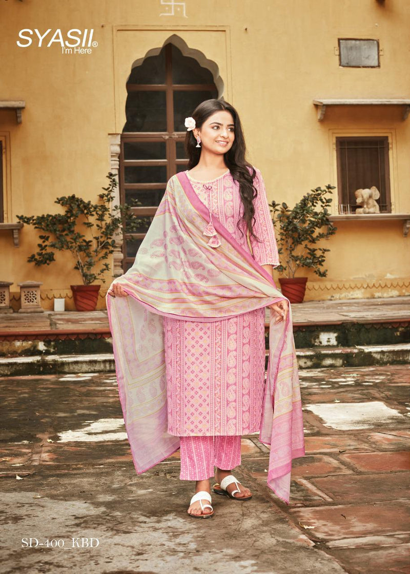 Syasii Ready Made Collection Pure Cotton Stylish Designer Fancy Kurti