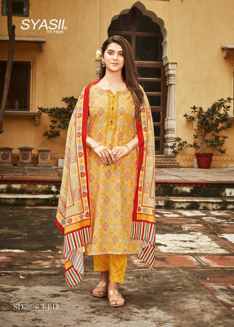Syasii Ready Made Collection Pure Cotton Stylish Designer Fancy Kurti