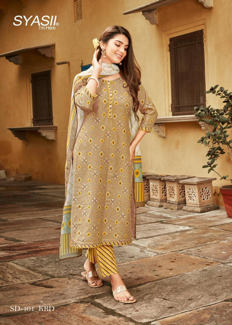 Syasii Ready Made Collection Pure Cotton Stylish Designer Fancy Kurti