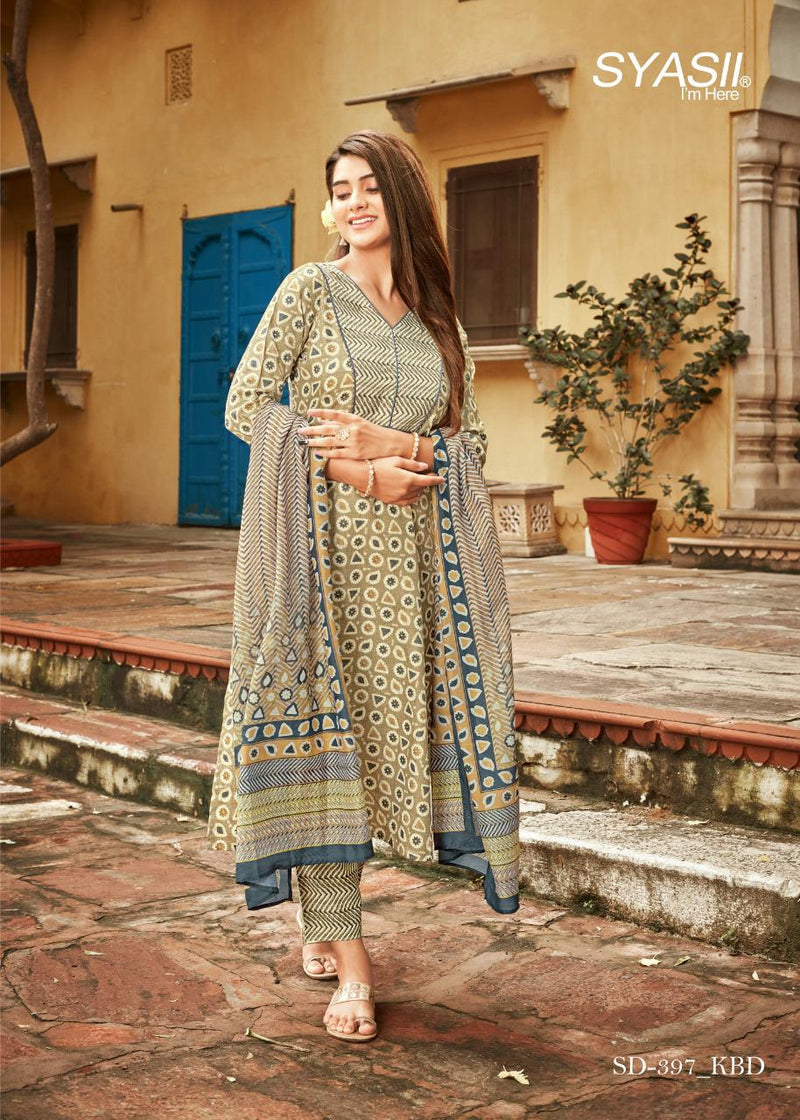 Syasii Ready Made Collection Pure Cotton Stylish Designer Fancy Kurti