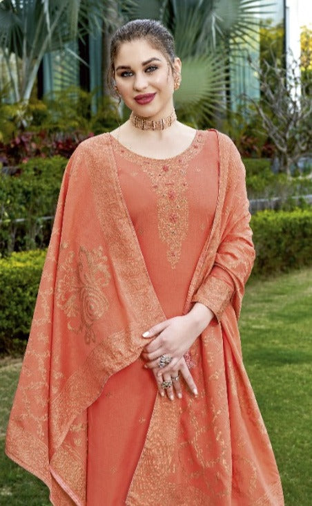 Alok Suits Jaimala Reet Jacquard Cotton Fancy Designer Embroidered Party Wear Salwar Suits