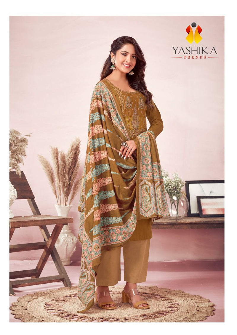 Yashika Trends Rewaa Pure Cotton With Heavy Embroidery Work Stylish Designer Casual Wear Salwar Kameez