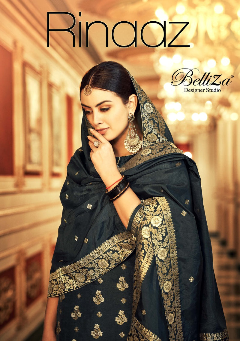 Belliza Rinaaz Viscose Jacquard With Beautiful Heavy Embroidery Work Stylish Designer Festive Wear Salwar Kameez