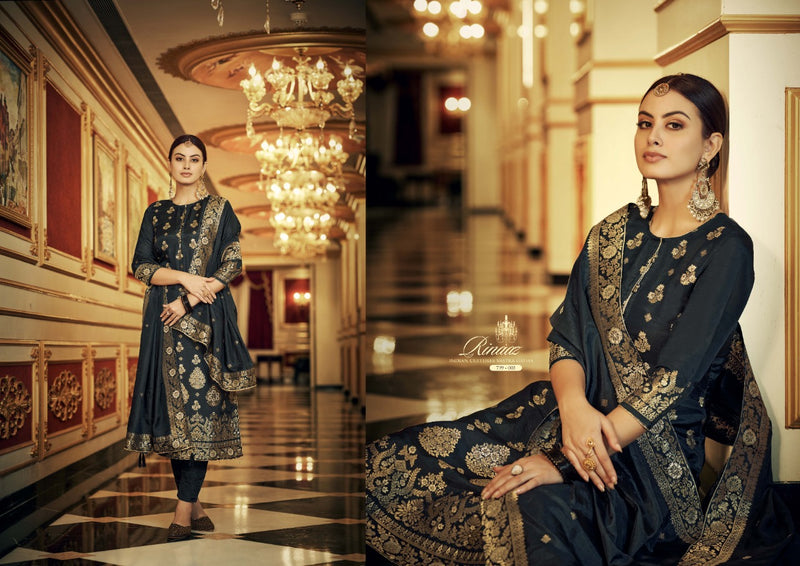 Belliza Rinaaz Viscose Jacquard With Beautiful Heavy Embroidery Work Stylish Designer Festive Wear Salwar Kameez