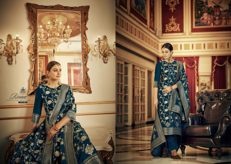 Belliza Rinaaz Viscose Jacquard With Beautiful Heavy Embroidery Work Stylish Designer Festive Wear Salwar Kameez