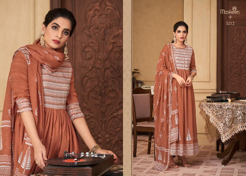 Maskeenji Riwaz Cotton Printed With Fancy Hand Work Stylish Designer Party Wear Long Kurti