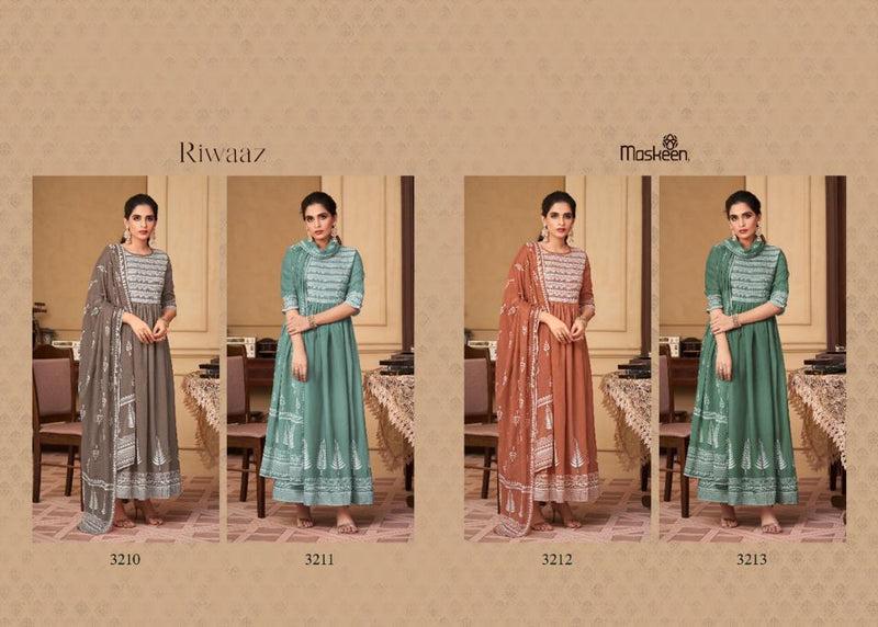 Maskeenji Riwaz Cotton Printed With Fancy Hand Work Stylish Designer Party Wear Long Kurti