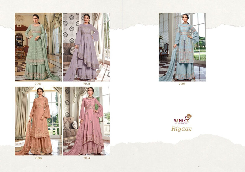 Vamika Riaaz Georgette With Heavy Embroidery & Hand Work Stylish Designer Festive Wear Kurti