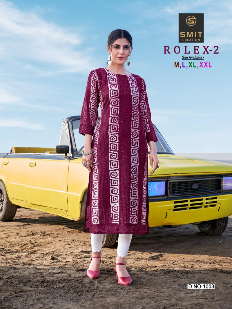 Poonam Designs Rolex Vol 2 Chanderi With Beautiful Heavy Work Stylish Designer Party Wear Kurti