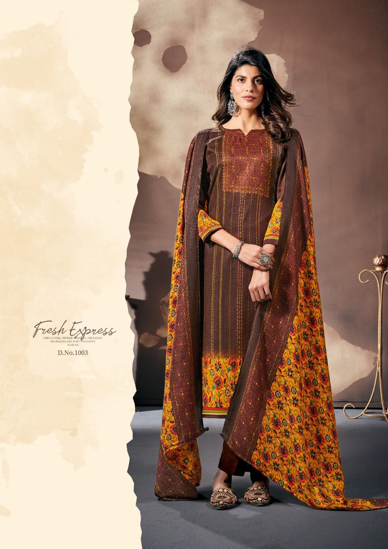 Roli Moli Gulnar Parampara Silk Causal Wear Salwar suits