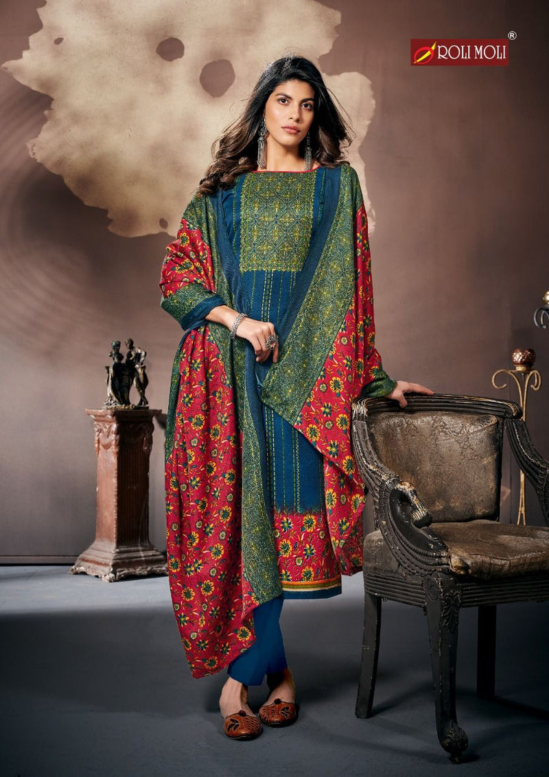 Roli Moli Gulnar Parampara Silk Causal Wear Salwar suits