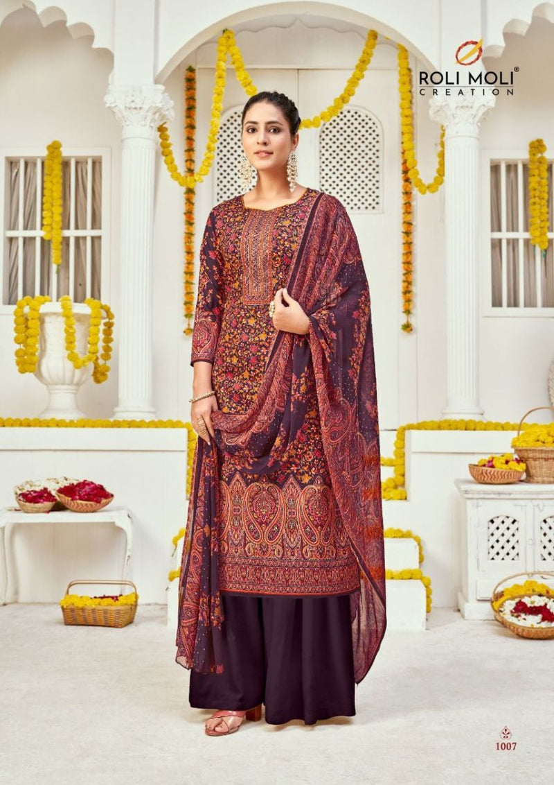 Roli Moli Creation Ladli Jam Cotton Printed Fancy Party Wear Salwar Suits