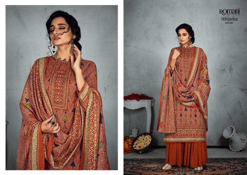 Romani Niharika Soft Cotton Printed Party Wear Salwar Kameez