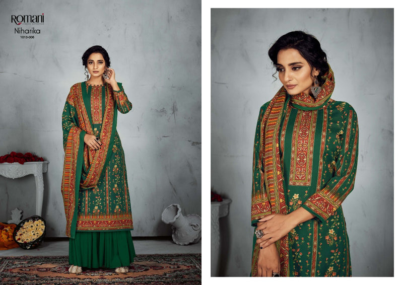Romani Niharika Soft Cotton Printed Party Wear Salwar Kameez