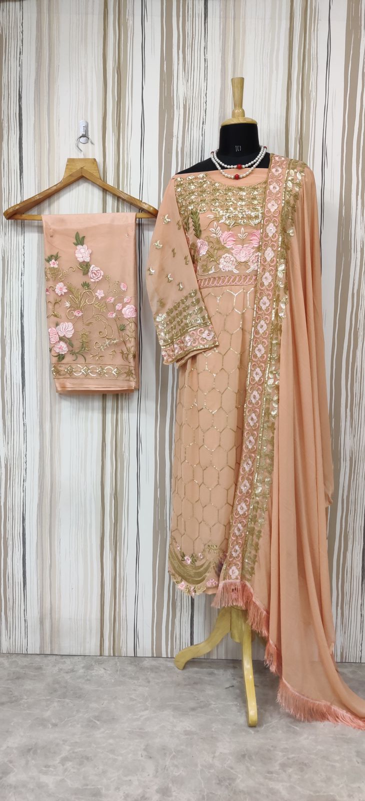 Shanaya Fashion Rose Afrozeh Edition S 903 Colors Fox Georgette Pakistani Style Wedding Wear Salwar Suits