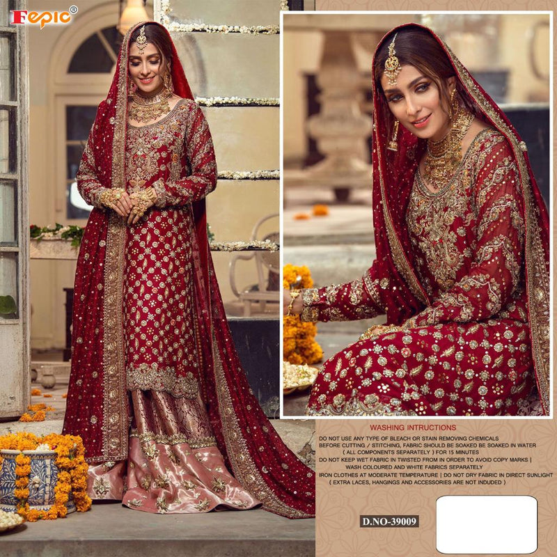 Fepic Rosemeen 39009 Georgette With Heavy Beautiful Work Stylish Designer Wedding Look Fancy Salwar Kameez