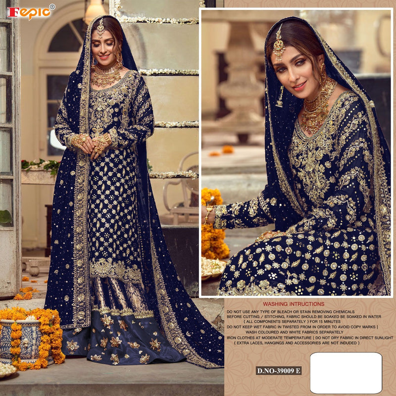 Fepic Rosemeen 39009 Georgette With Heavy Beautiful Work Stylish Designer Wedding Look Fancy Salwar Kameez