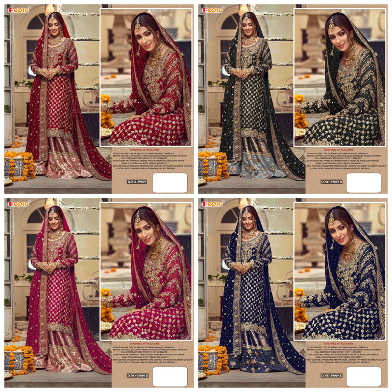 Fepic Rosemeen 39009 Georgette With Heavy Beautiful Work Stylish Designer Wedding Look Fancy Salwar Kameez