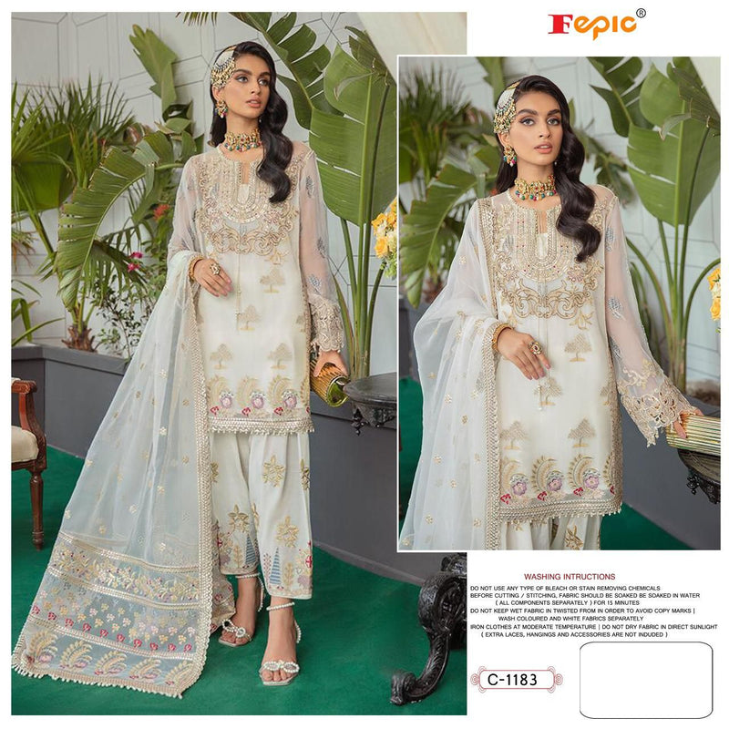 Fepic Rosemeen C 1183 Georgette Designer  Pakistani Style Party Wear Salwar Suit