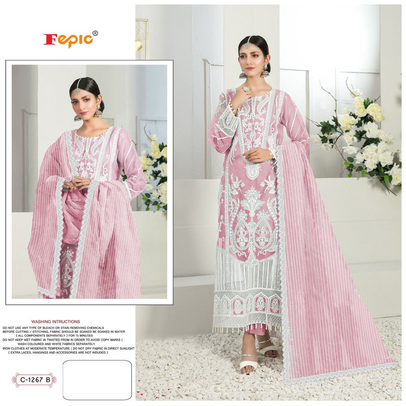 Fepic Rosemeen C 1267 Georgette With Beautiful Work Stylish Designer Wedding Look Salwar Kameez