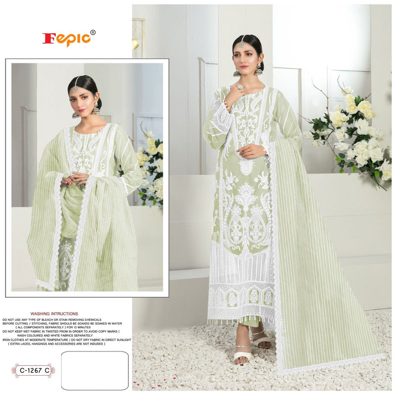 Fepic Rosemeen C 1267 Georgette With Beautiful Work Stylish Designer Wedding Look Salwar Kameez