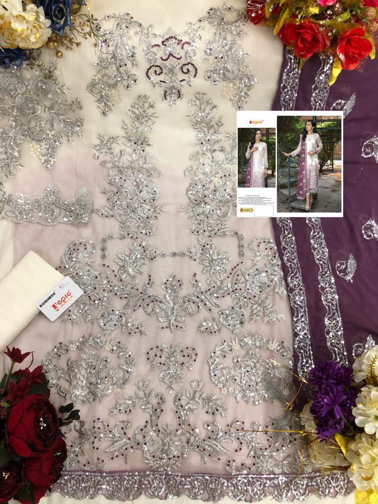 Fepic Rosemeen D 5165 Heavy Butterfly Net Designer Party Wear Salwar Suits