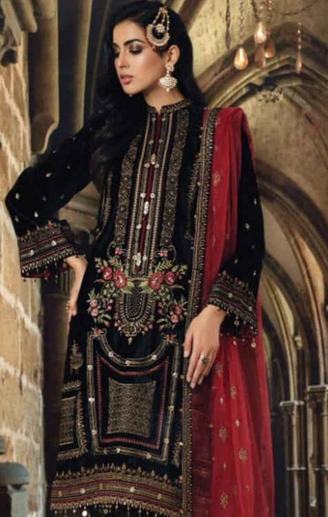 Fepic Rosemeen D 5198 Georgette Heavy Embroidered Pakistani Style Party Wear Salwar Suits