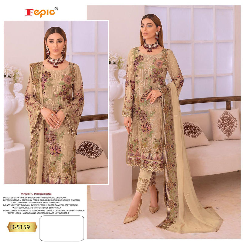 Fepic Rosemeen Faux Georgette  Party  Salwar Suit