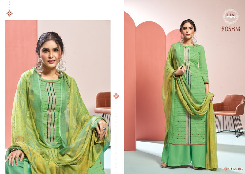 Harshit Fashion Hub Roshni Jam Cotton Stylish Fancy Printed Party Wear Salwar Suits