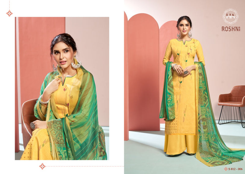 Harshit Fashion Hub Roshni Jam Cotton Stylish Fancy Printed Party Wear Salwar Suits