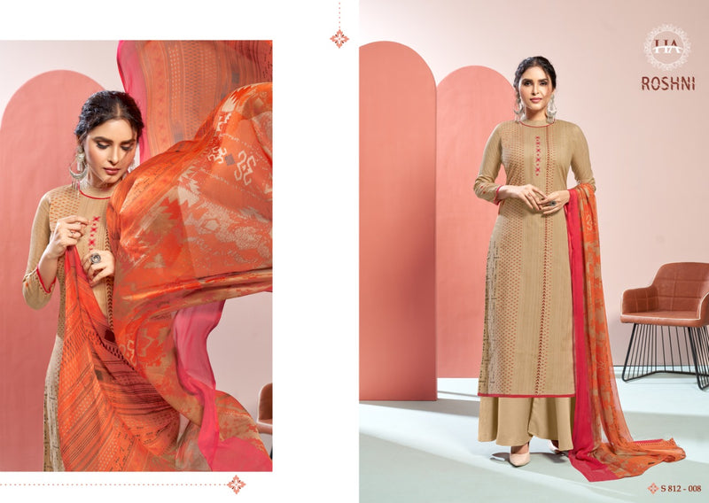 Harshit Fashion Hub Roshni Jam Cotton Stylish Fancy Printed Party Wear Salwar Suits