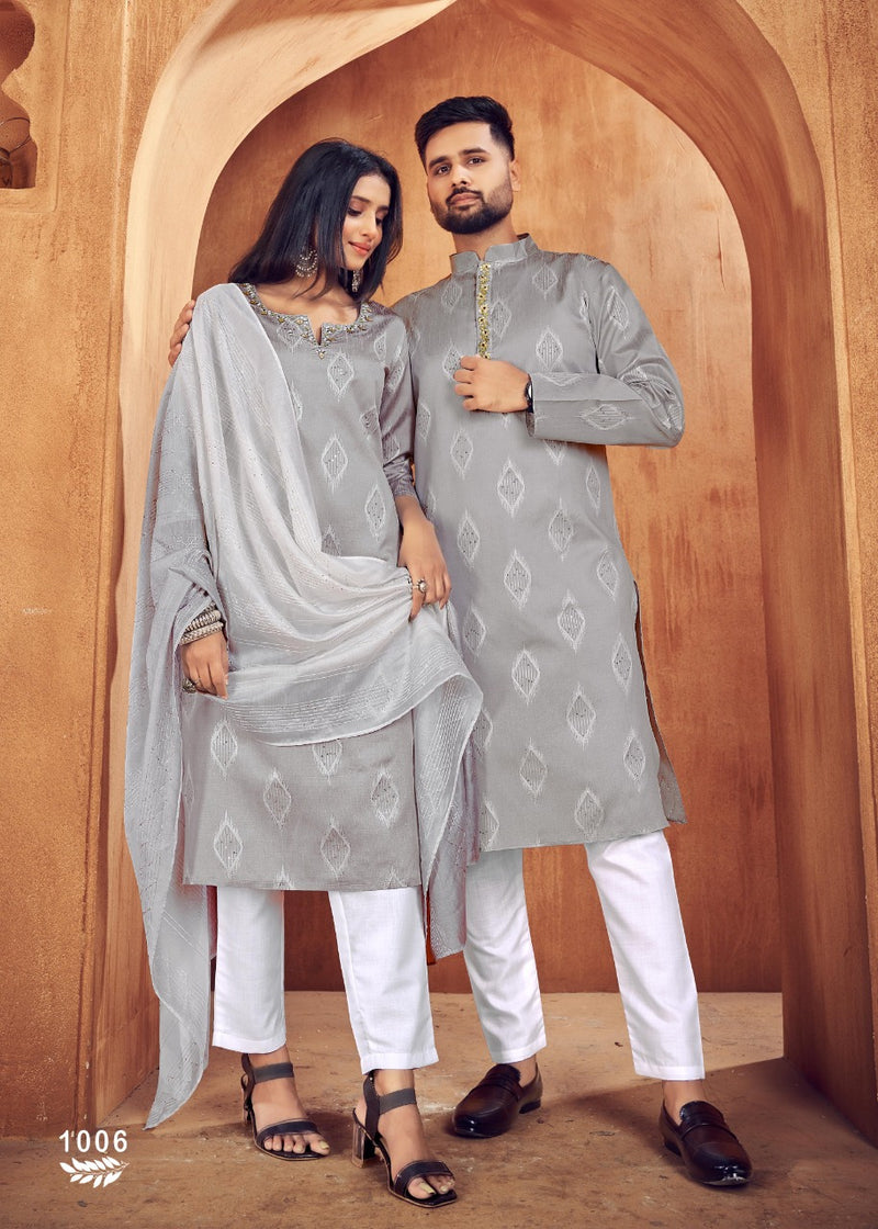 Banwery Royal Couple Vol 11 Jacquard Silk With Heavy Beautiful Work Stylish Designer Fancy Kurti