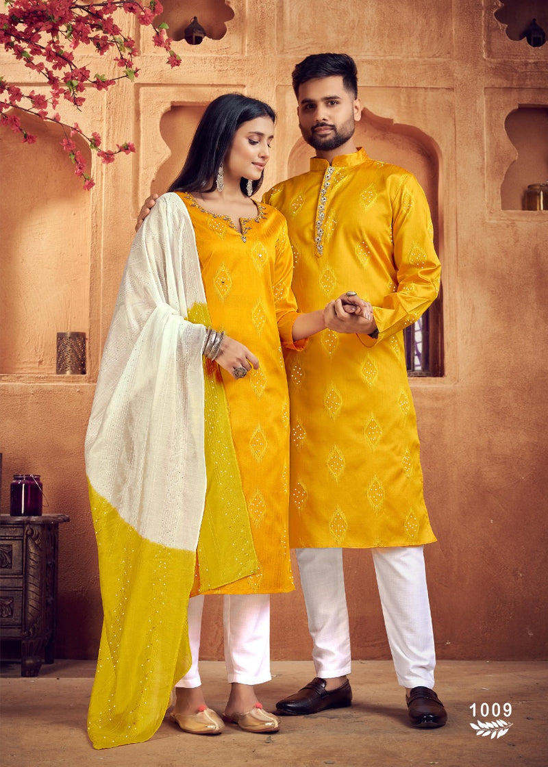Banwery Royal Couple Vol 11 Jacquard Silk With Heavy Beautiful Work Stylish Designer Fancy Kurti