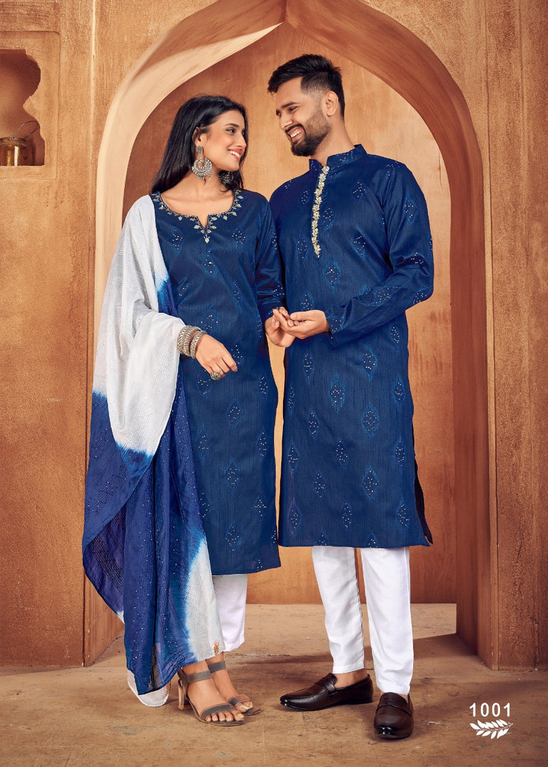 Banwery Royal Couple Vol 11 Jacquard Silk With Heavy Beautiful Work Stylish Designer Fancy Kurti