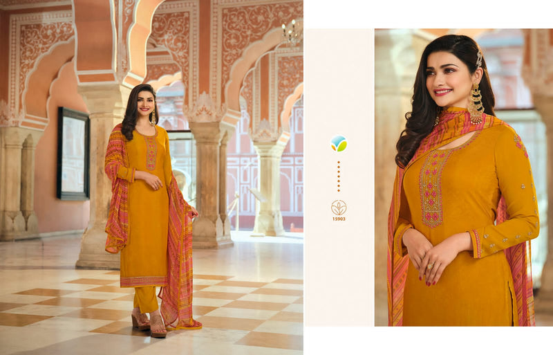 Vinay Fashion Royal Crepe 35 With Heavy Embroidery Work Stylish Designer Festive Wear Party Wear Salwar Kameez