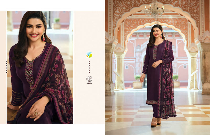 Vinay Fashion Royal Crepe 35 With Heavy Embroidery Work Stylish Designer Festive Wear Party Wear Salwar Kameez