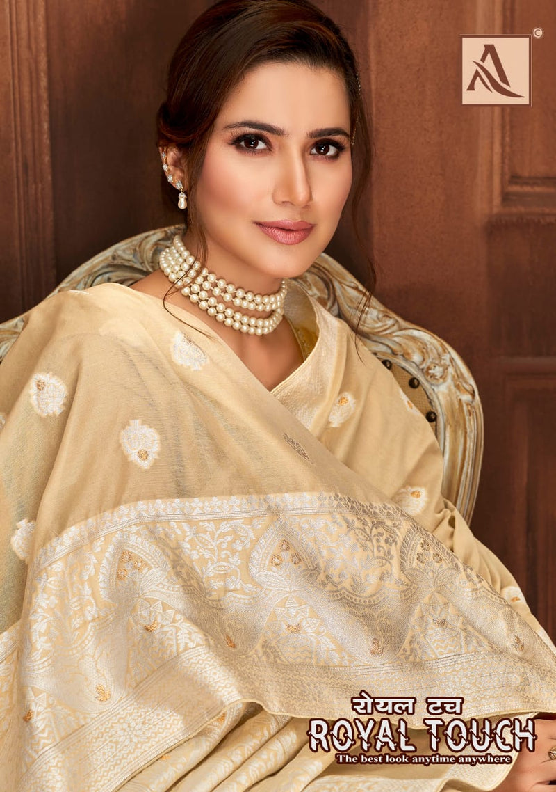Alok Suit Royal Touch Viscose With Heavy Embroidery Work Stylish Designer Attractive Look Salwar Suit