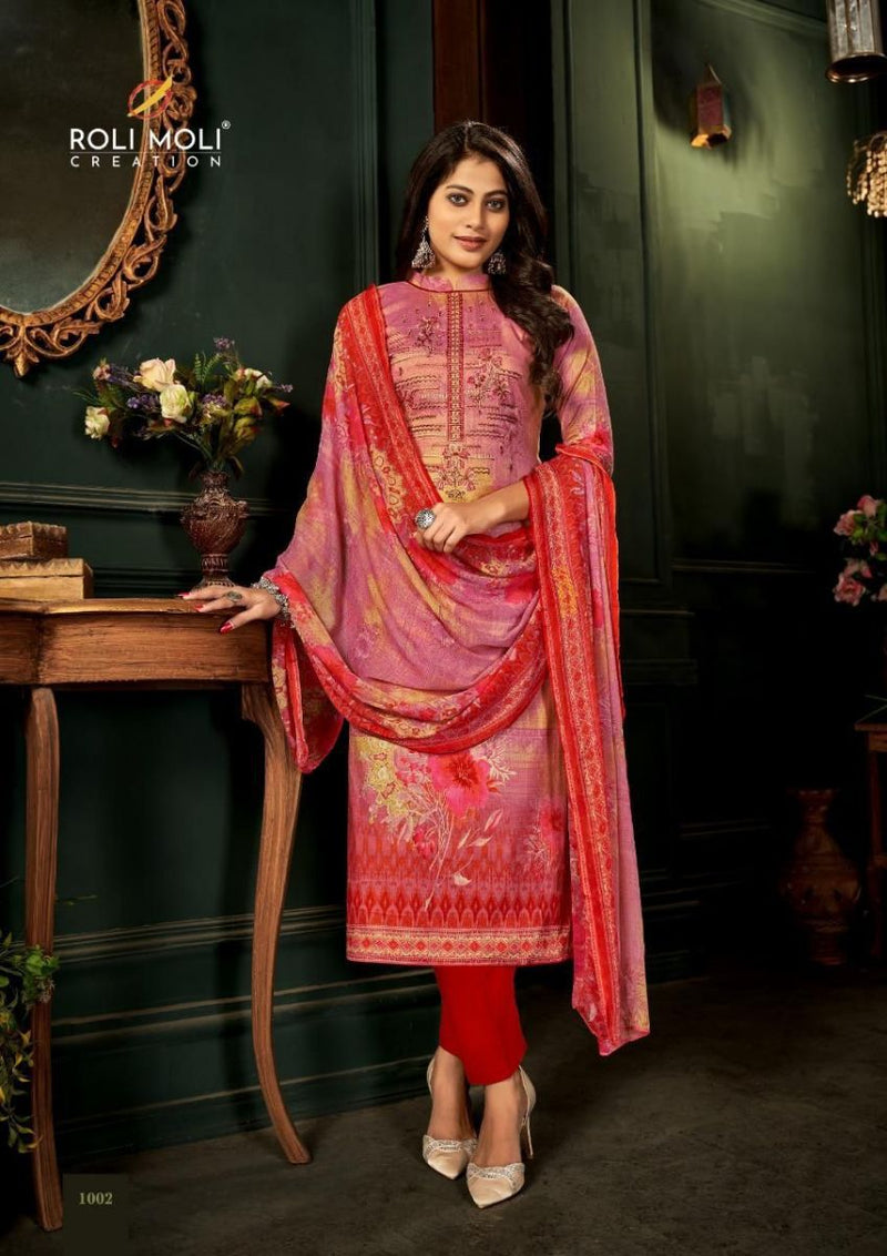 Roli Moli Creation Roza Cambric Cotton Digital Printed Festive Wear Salwar Suits
